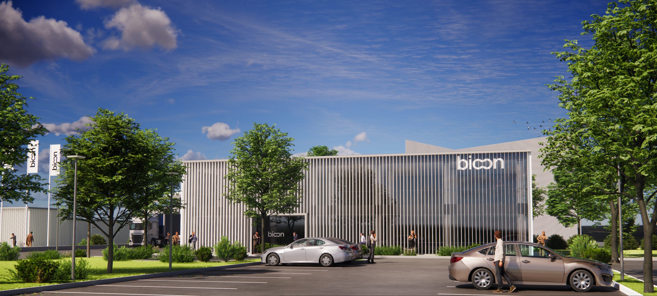 BIO-ON_Render Fronte parcheggio